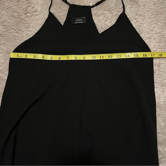 VICI black high-low racer back spaghetti strap dress - Picture 4 of 7
